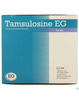 Tamsulosine eg tabl liber prol 200 x 0,4 mg