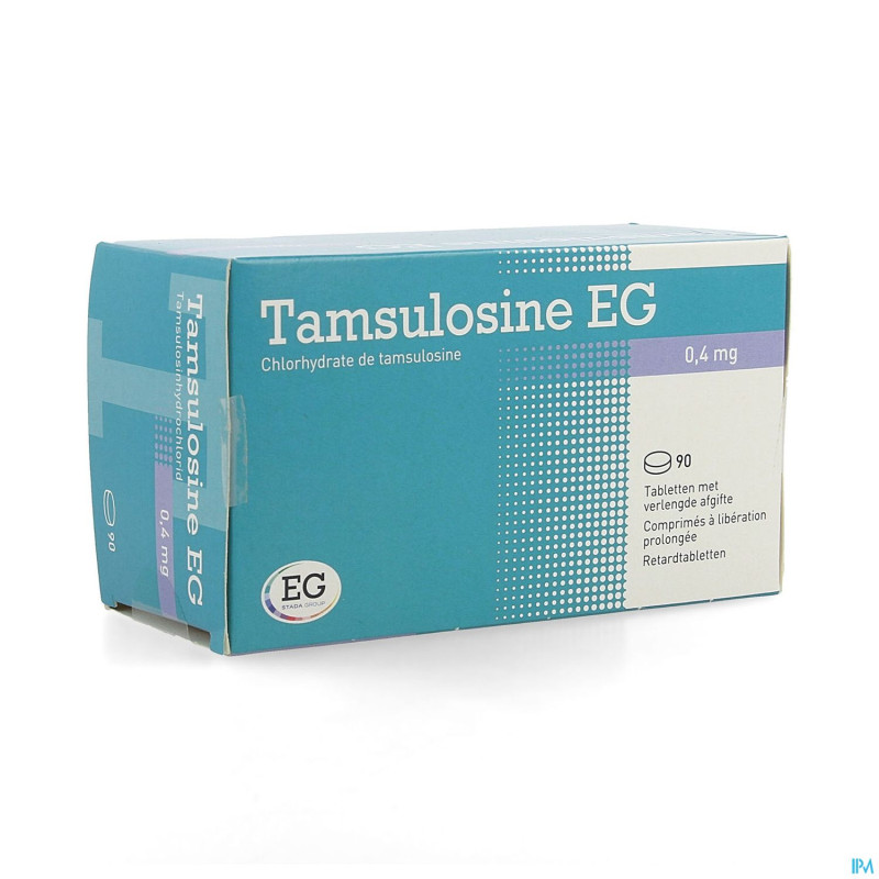 Tamsulosine eg tabl liber prol  90 x 0,4 mg