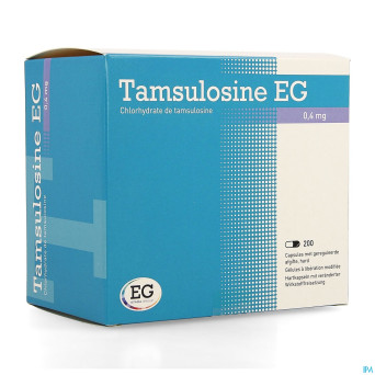 Tamsulosine eg caps liber prol 200 x 0,4 mg