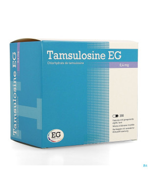 Tamsulosine eg caps liber prol 200 x 0,4 mg