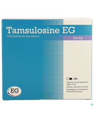 Tamsulosine eg caps liber prol 200 x 0,4 mg