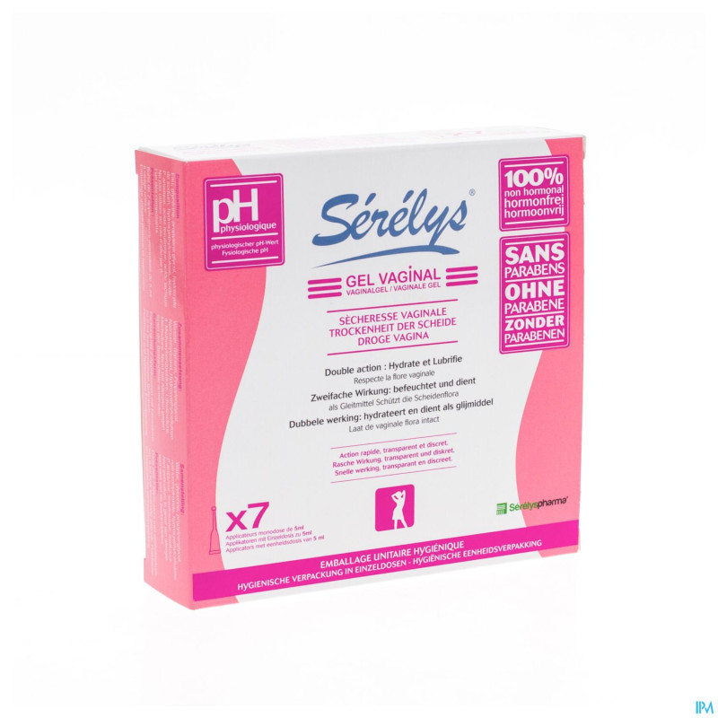 Serelys gel vaginal sach monodose 7x5ml