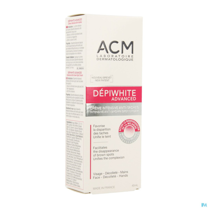 Depiwhite advanced creme depigment. tube 40ml