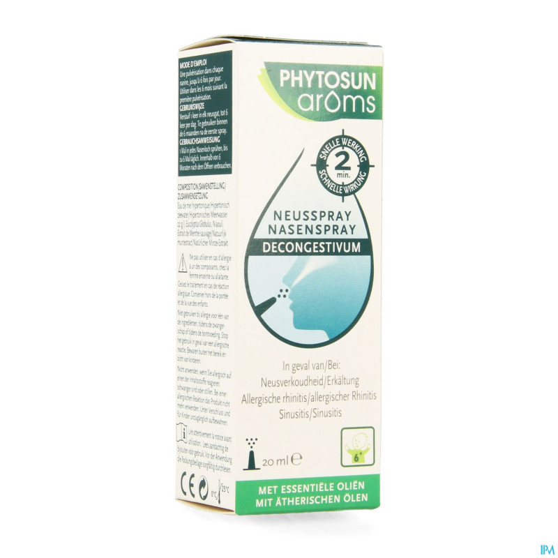 Phytosun spray nasal decongest.20ml