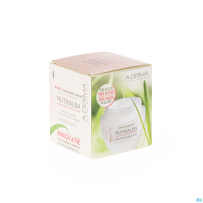 Aderma nutrialba creme nutri riche visage pot 50ml