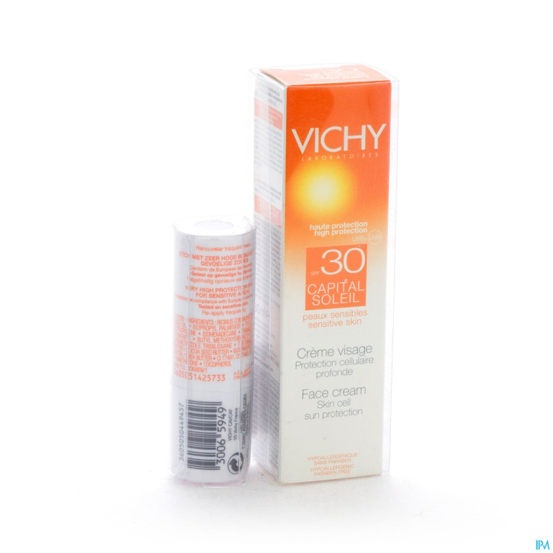 Vichy cap sol duo winter cr ip30+st.ip50+ 30ml&9g