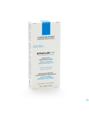 Lrp effaclar mat hydra sebo-regulat. s/parab. 40ml