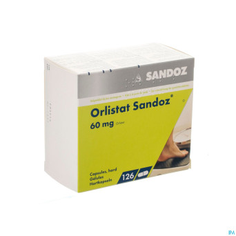 Orlistat sandoz caps dure 126 x 60 mg