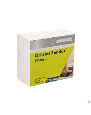 Orlistat sandoz caps dure 126 x 60 mg