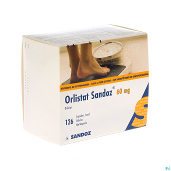 Orlistat sandoz caps dure 126 x 60 mg