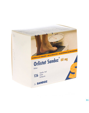 Orlistat sandoz caps dure 126 x 60 mg