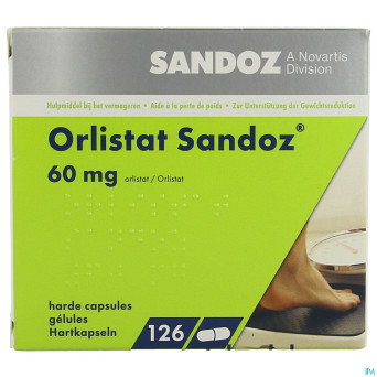 Orlistat sandoz caps dure 126 x 60 mg