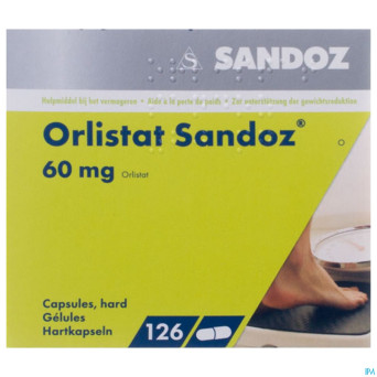 Orlistat sandoz caps dure 126 x 60 mg