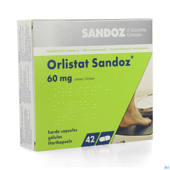 Orlistat sandoz caps dure  42 x 60 mg