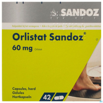 Orlistat sandoz caps dure  42 x 60 mg