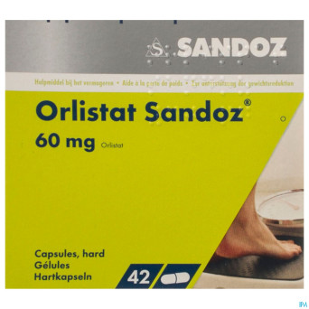 Orlistat sandoz caps dure  42 x 60 mg