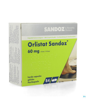 Orlistat sandoz caps dure  84 x 60 mg