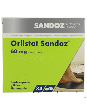 Orlistat sandoz caps dure  84 x 60 mg