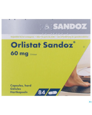 Orlistat sandoz caps dure  84 x 60 mg