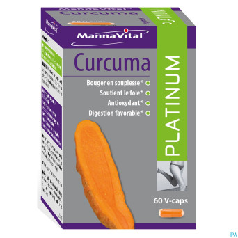 Mannavital curcuma platinum v-caps  60