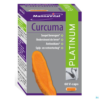 Mannavital curcuma platinum v-caps  60
