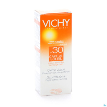 Vichy cap sol ip30 cr vis peau sens ps 50ml