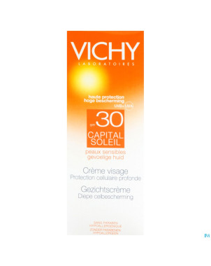 Vichy cap sol ip30 cr vis peau sens ps 50ml