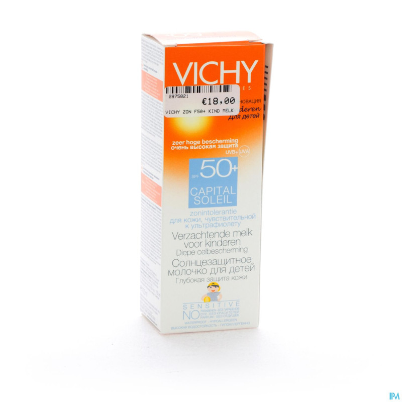 Vichy cap sol ip50+ lait enf p sens wtp 100ml
