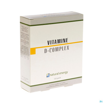 Vitamine d complex natural energy perles 120