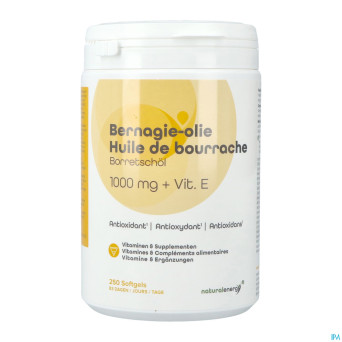 Natural energy huile bourrache  caps 250