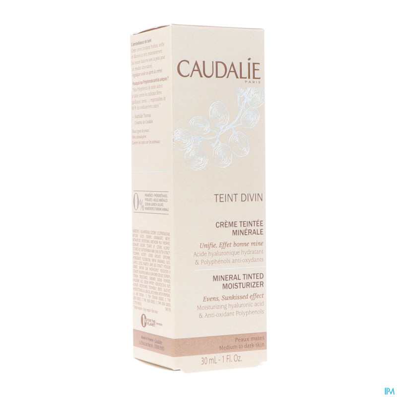 Caudalie soleil divine cr teintee p.mate tube 30ml