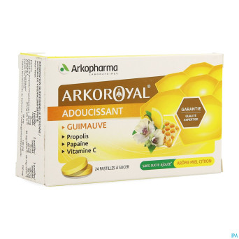 Arkoroyal propolis papaine pastilles tube 2x10