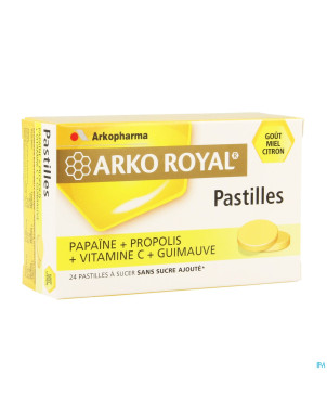 Arkoroyal propolis papaine pastilles tube 2x10