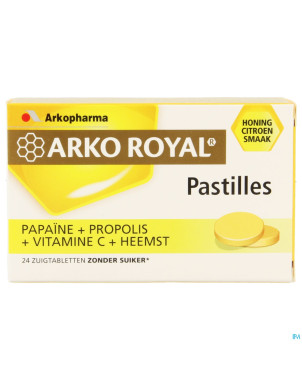 Arkoroyal propolis papaine pastilles tube 2x10