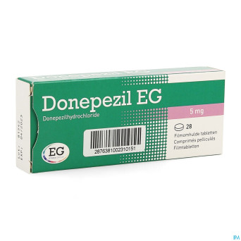 Donepezil eg 5,0 mg comp pell 28x5,0mg
