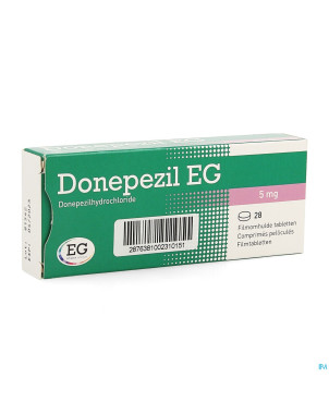 Donepezil eg 5,0 mg comp pell 28x5,0mg