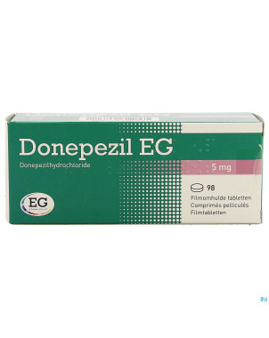 Donepezil eg 5,0 mg comp pell 98x5,0mg