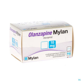 Olanzapine odis mylan comp orodisp  98 x 10 mg