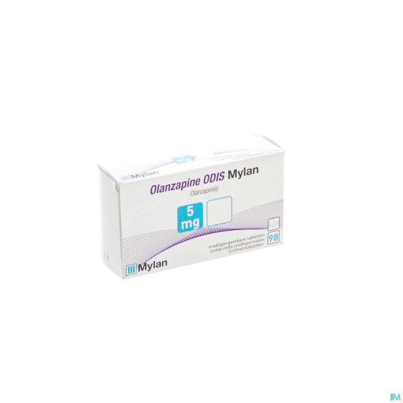Olanzapine odis mylan comp orodisp  98 x  5 mg