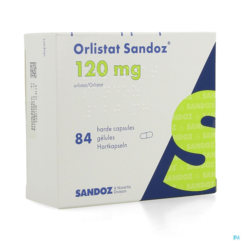 Orlistat sandoz caps dure  84 x120 mg