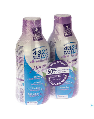 4321 ultra draineur cassis  2x280ml    promo