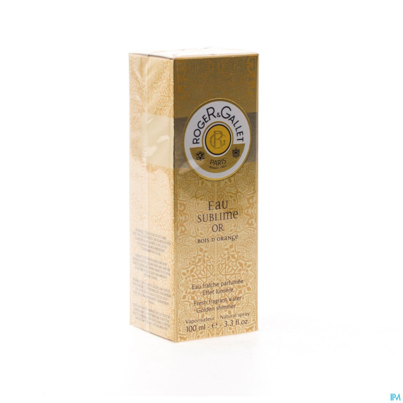 Roger&gallet bois orange eau sublime or    100ml