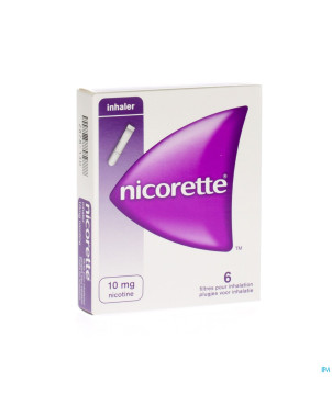 Nicorette inhaler 10mg filtre inhalation 6