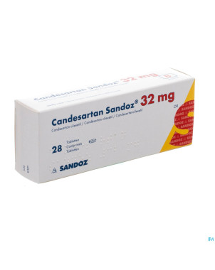 Candesartan sandoz tabl 28 x 32 mg