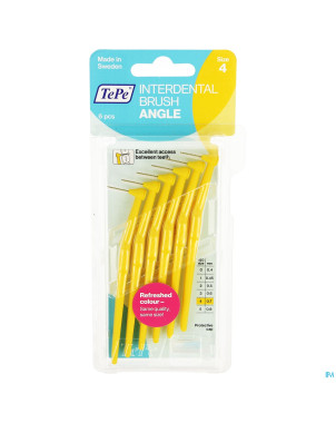 Tepe angle interdent. ragers yellow 0,8mm 6 154650