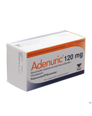 Adenuric 120 mg comp pell 84 x 120 mg