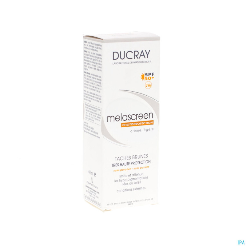 Ducray melascreen photoprotect.cr legereip50+ 40ml