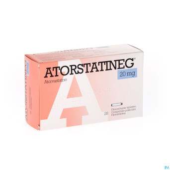 Atorstatineg d 20 mg comp pell  28 x 20 mg