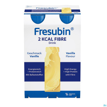 Fresubin 2 kcal fibre drink vanille fl 4x200ml