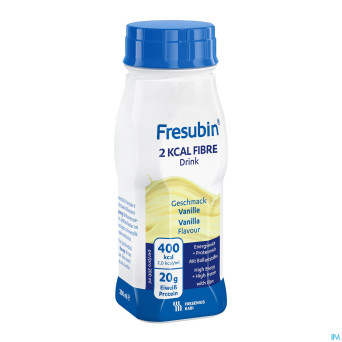 Fresubin 2 kcal fibre drink vanille fl 4x200ml